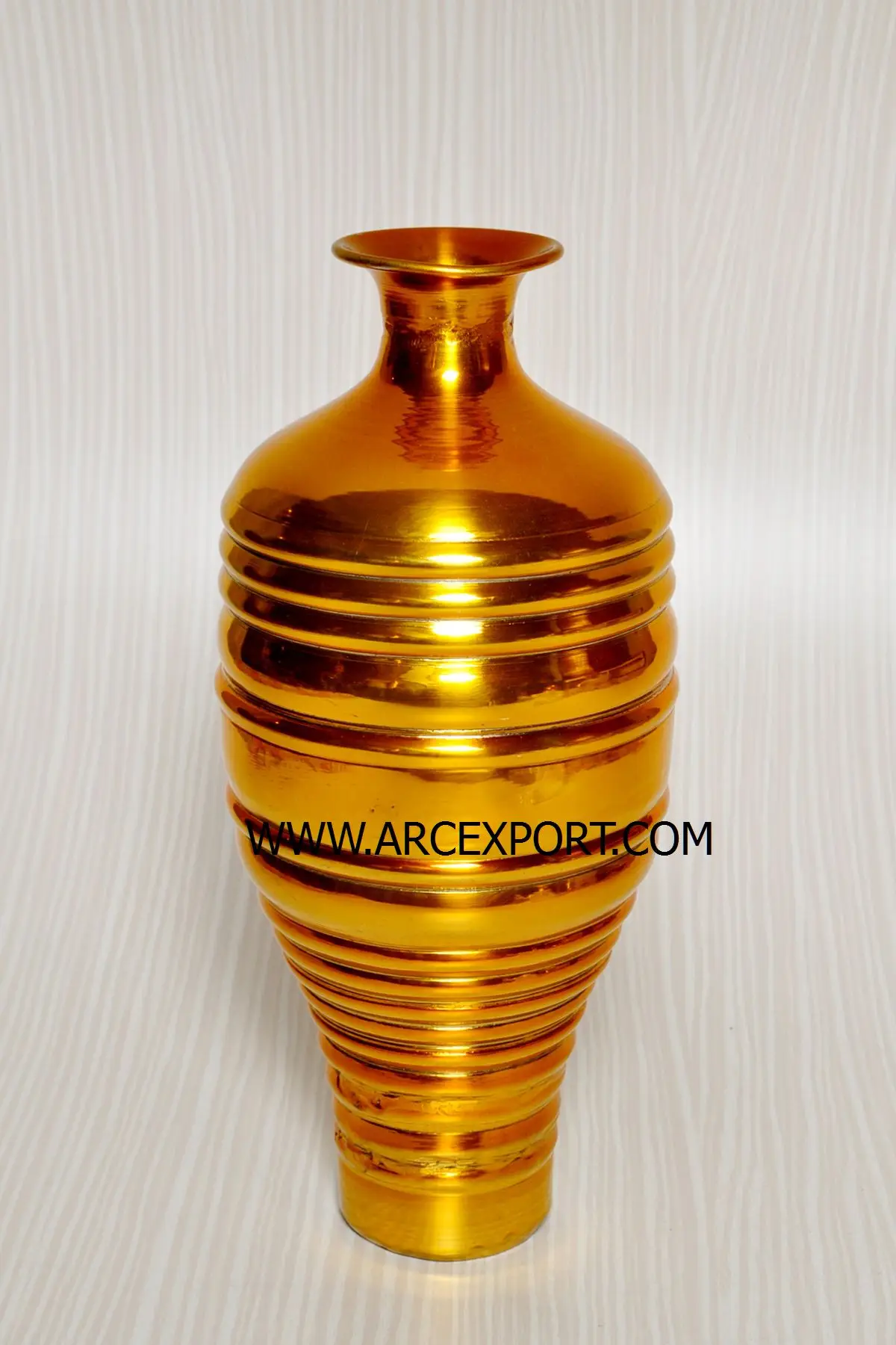 Attractive Look Gold Plated Metal Flower Vase Luxury Indoor Decors Stainless Gold Metal Large Flower Pot