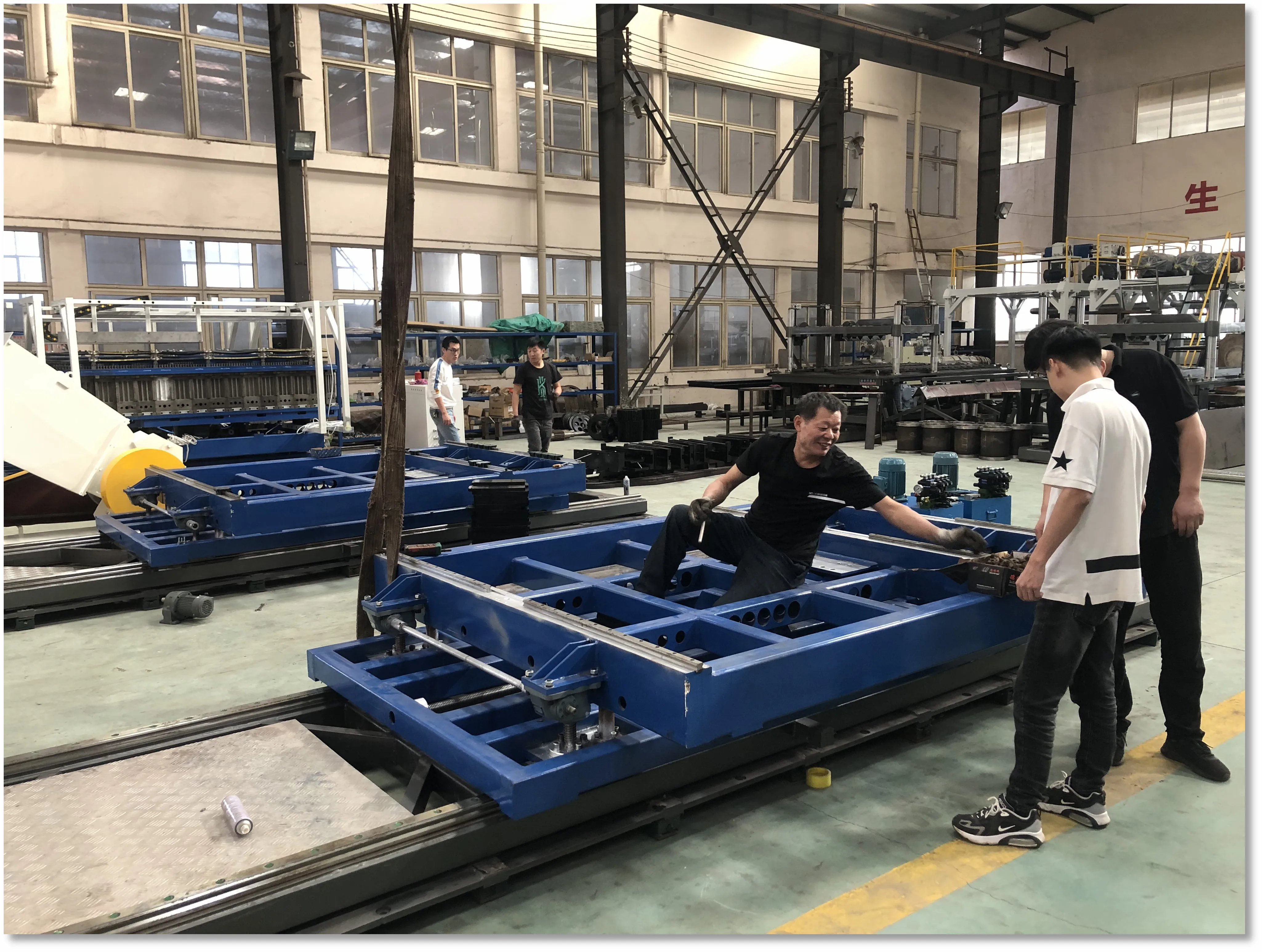 HDPE double wall corrugated pipe making machine