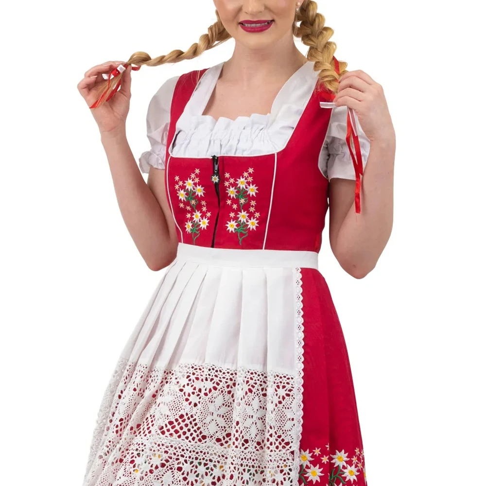 Wholesale Best Supplier Custom OEM Design Women Dirndl Dress / Custom Made Lightweight Women Dirndl Dress