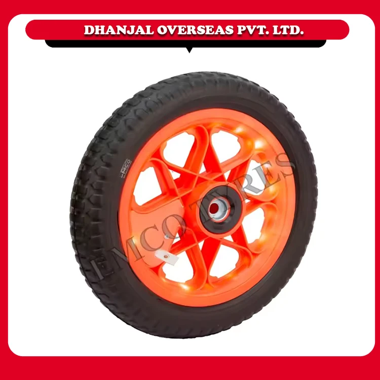 16 inch eva tyres tires  with LED light and Diameter 406 mm tyre school bags kids red in colour  E-14T
