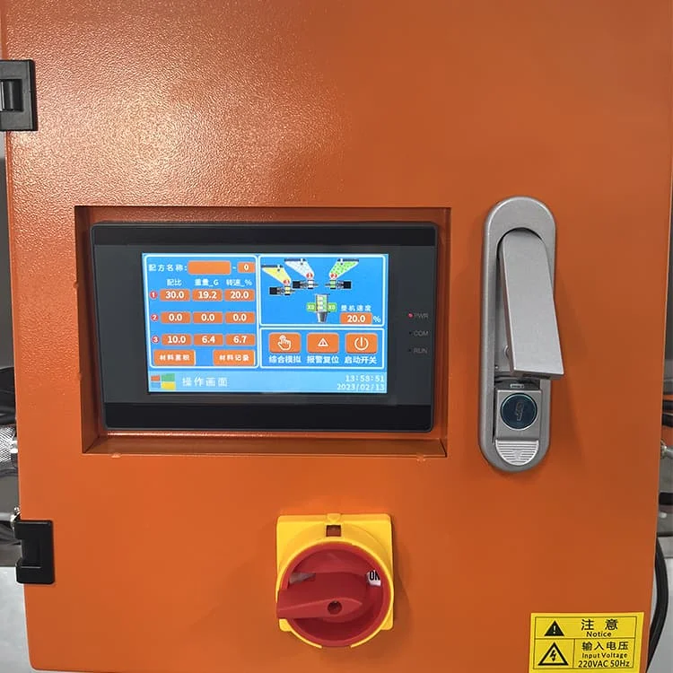 plastic granules color mixer machine doser machine volumetric use of auto parts injection molding production