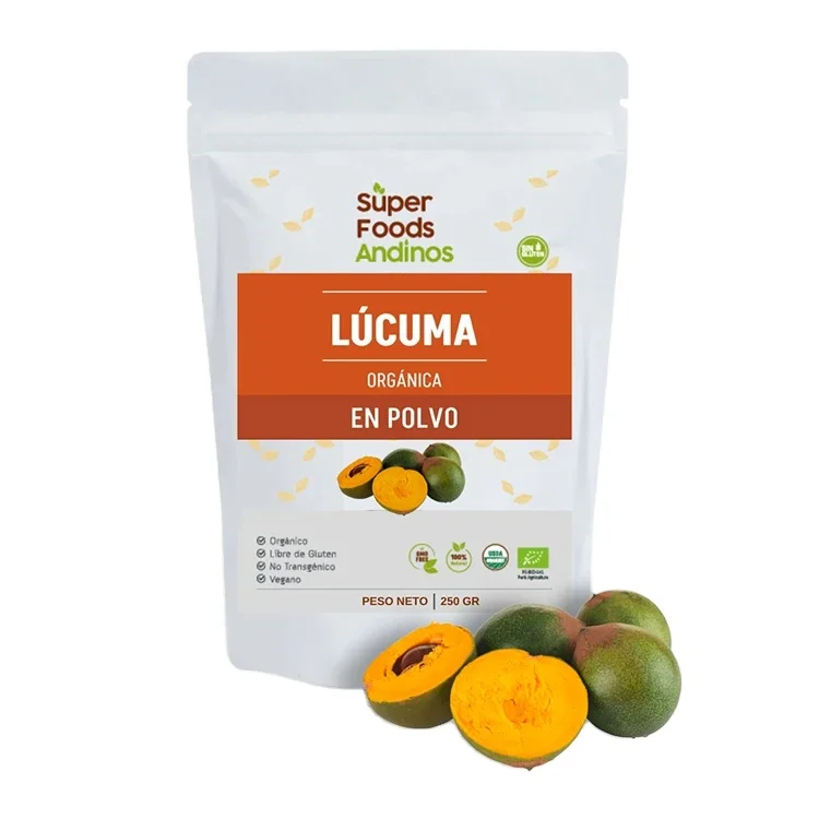 Made in Peruvian Bulk Distributor Selling 100% Natural Fruit Pulp Lucuma Powder for Dessert Making at Good Price