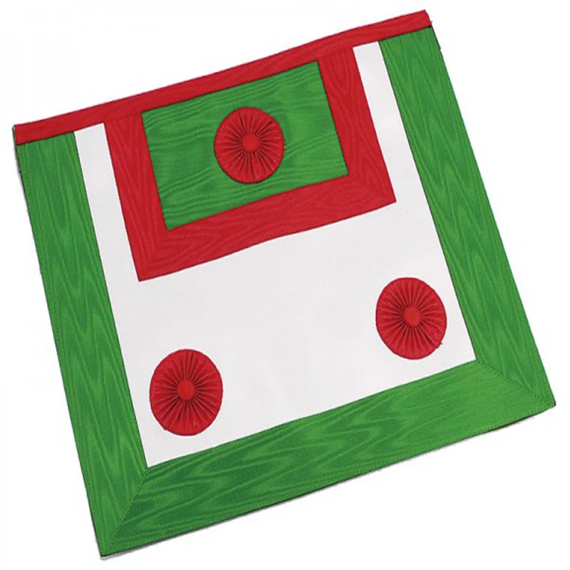 Factory Made KBHC Scottish Deputy Masters of Andrew Apron Quadrilateral Flap | 100% Natural Lambskin leather Apron Regalia Apron