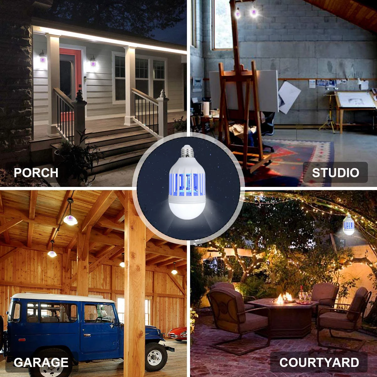 Hot Sale 7W Mosquito Killer Bulb Bug Zapper Led Bulb Lighting Lamp LED Electronic Insect Fly Killer