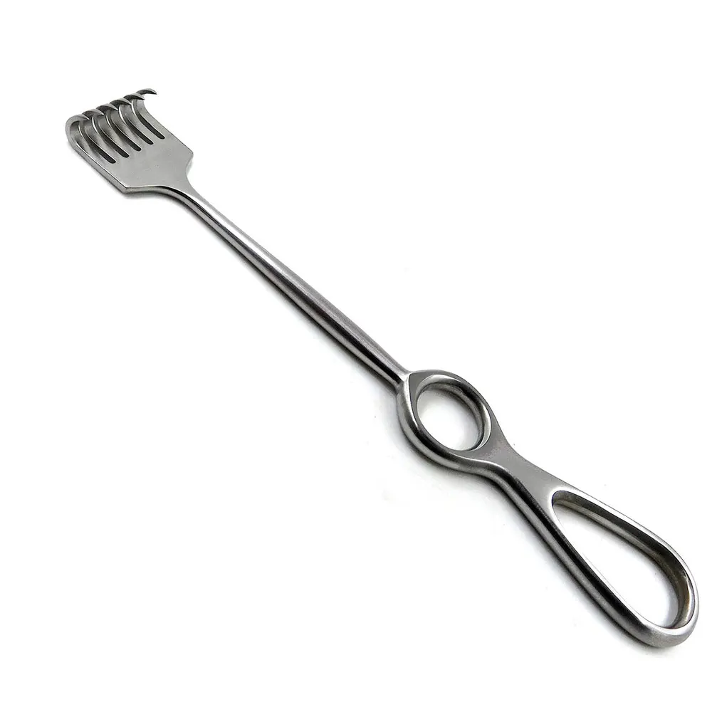 Volkmann Retractor 8.5 Inch 6 Sharp Prongs Volkmann Rake Retractor Surgical Stainless Steel Surgical Forceps Instruments