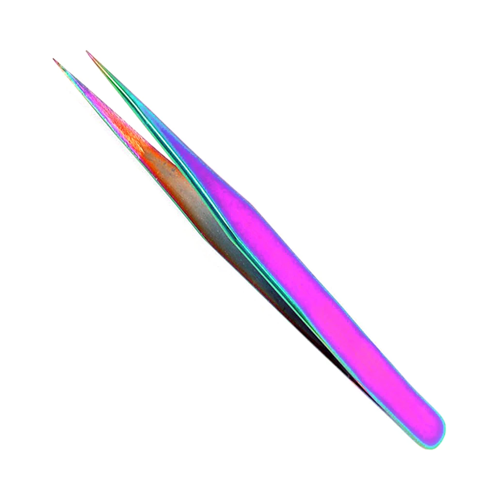 High Quality Stainless Steel Lash Volume Eyelash Extension Fine Tweezers Private Label LOW MOQ