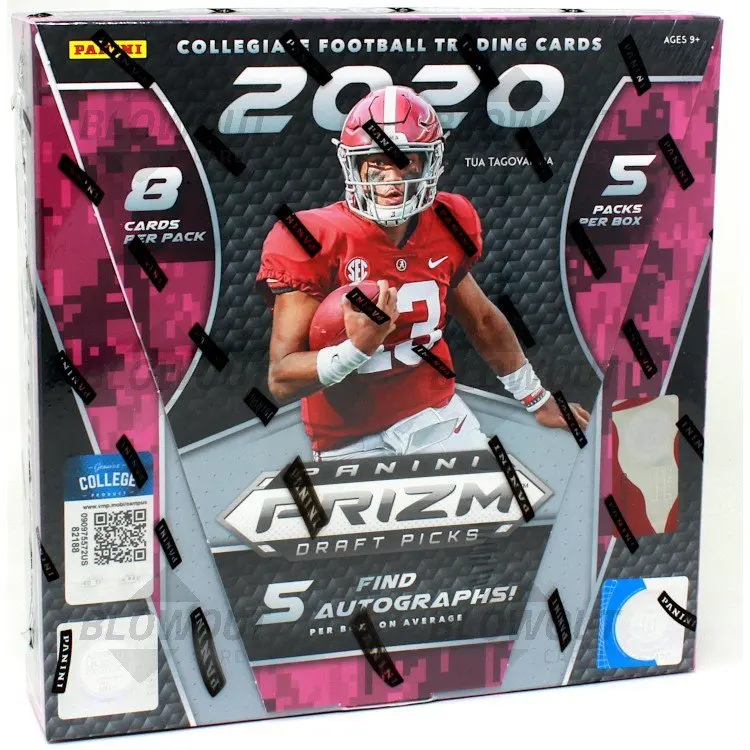 Factory Sealed 2020 Panini  Draft Picks Football  Trading Cards Blaster Box Playing Cards