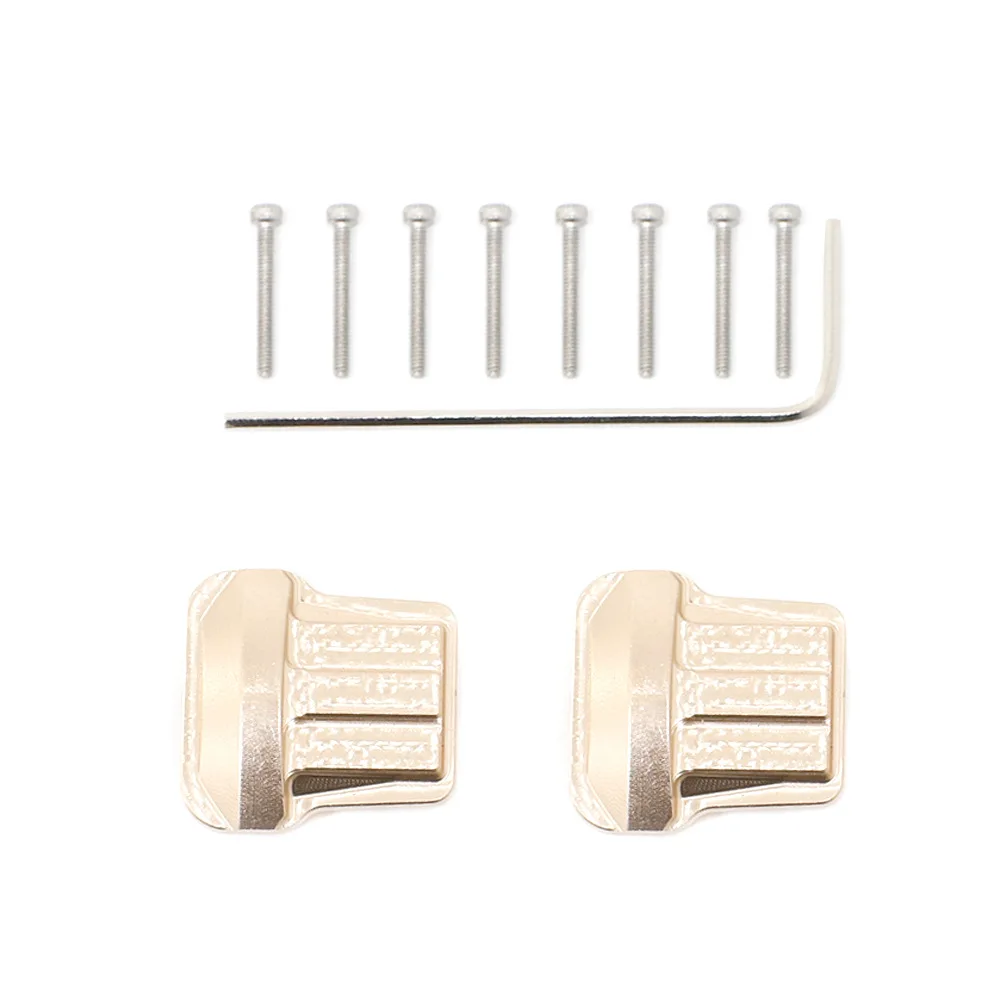 Traxxas 1/18 RC Crawler Car TRX4M TRX-4M Bronco Defender Upgrade Parts Brass Front Rear Axle Diff Cover