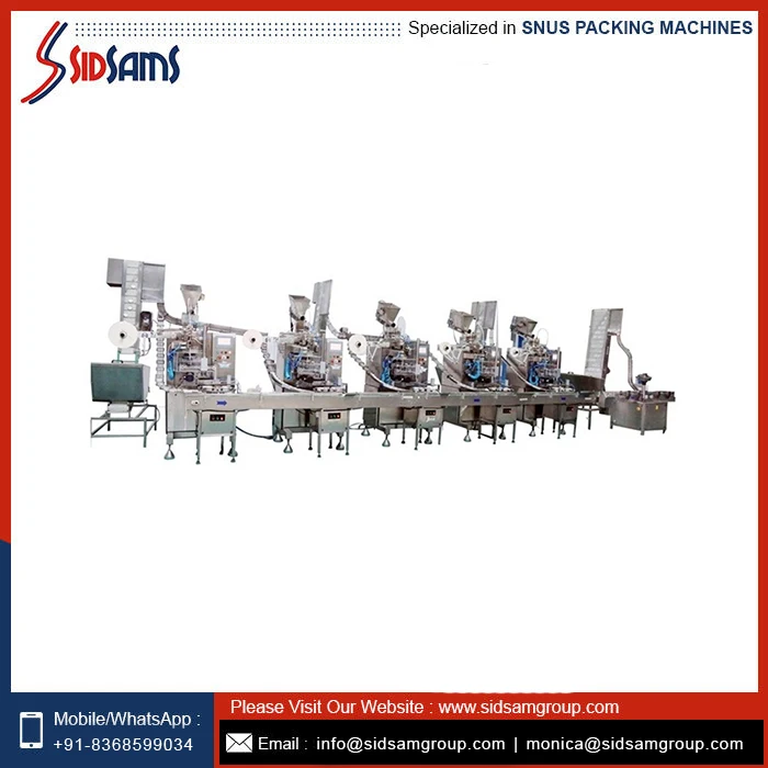 High Quality Multi function Snus Packing Machine Line Packing Machine At Wholesale Manufacture