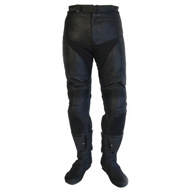 Protectors Motorcycle Pants Real Cowhide Men Leather Trousers Fashion Motor Riding Leather Pants Autumn