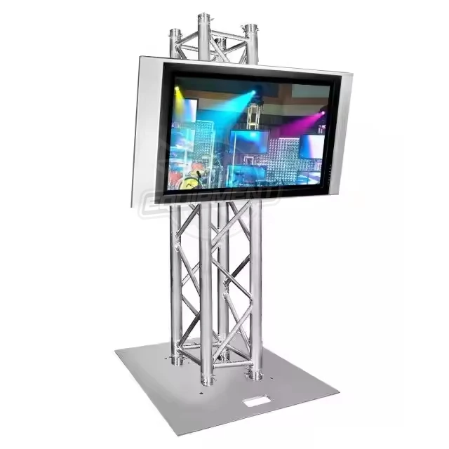 Aluminum moving head totem stand truss for sale