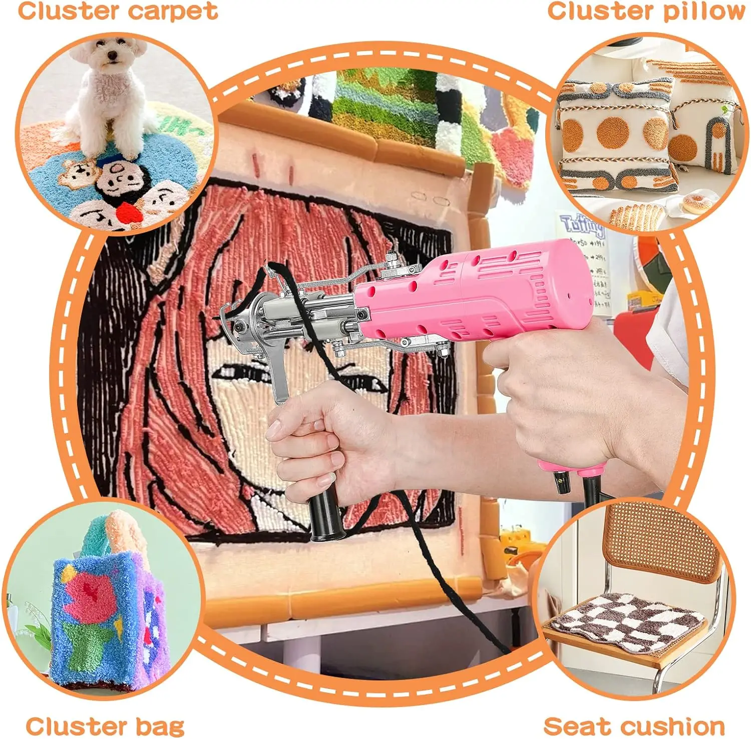 Low Price Free Sample Tufting Cloth With Marked Line Weaving Embroidery Fabric For Tufting Gun Tufting Fabric Punch Needle Cloth