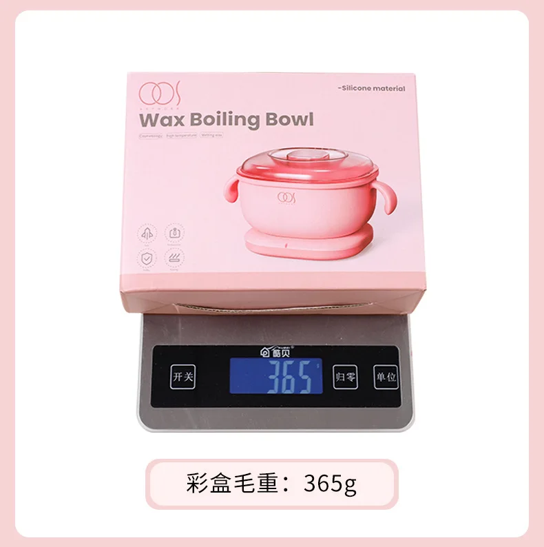 Silicone pot wax heater hair removal non-stick wax warmer melt depilatory wax beans