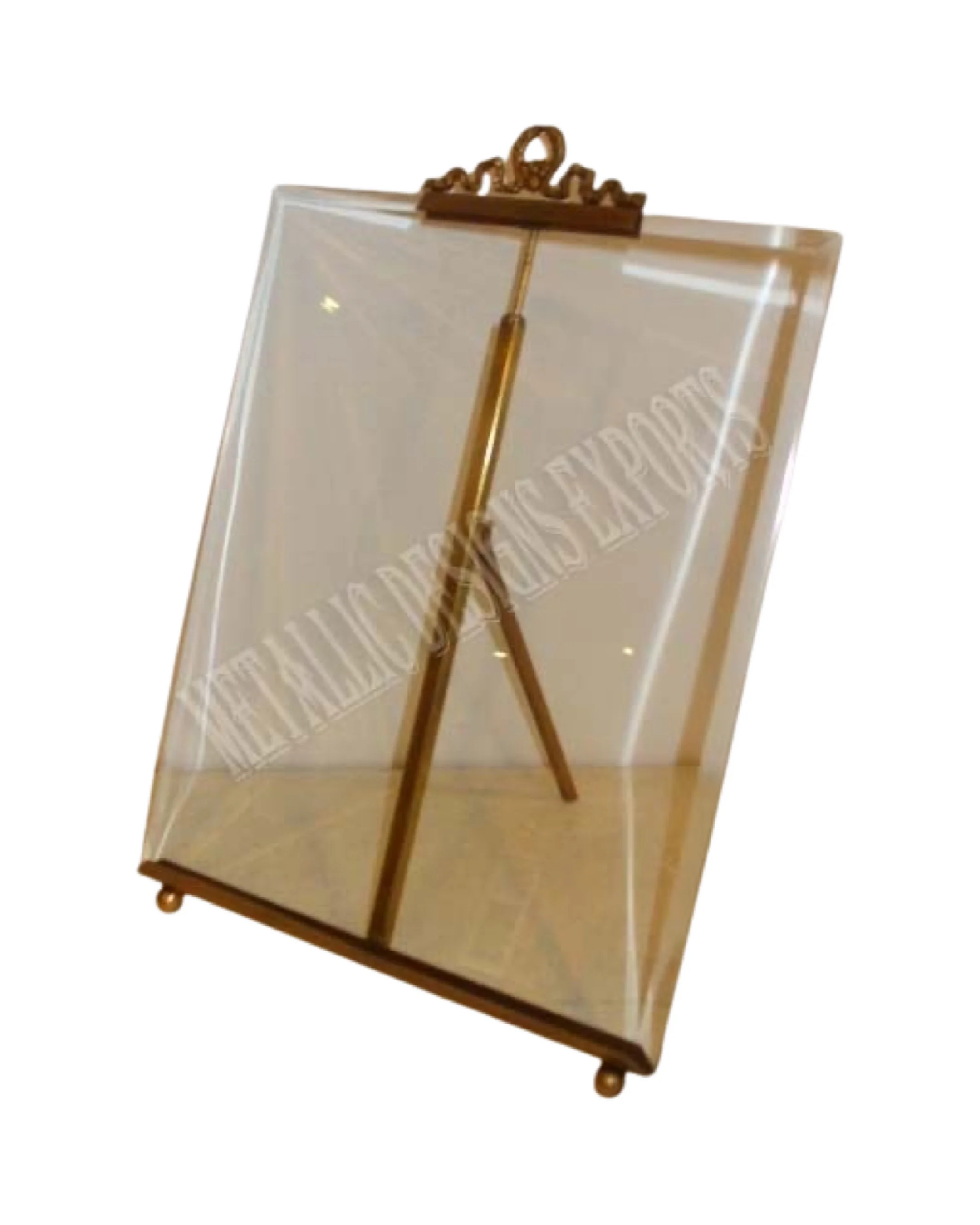 Best Collection Simple Metal Brass Picture Frame Exclusive for Weddings and Decorative Purpose and Elegant with Glass Material
