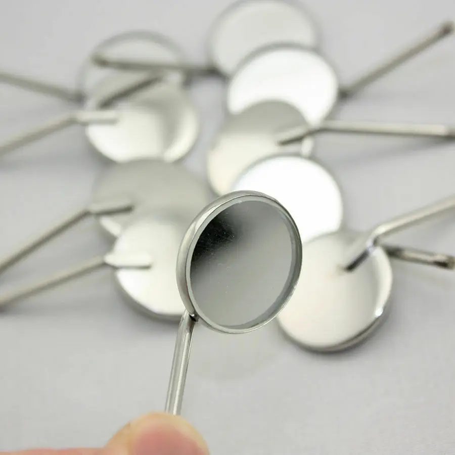 Стоматологические зеркала для рта из нержавеющей стали исследования стекла