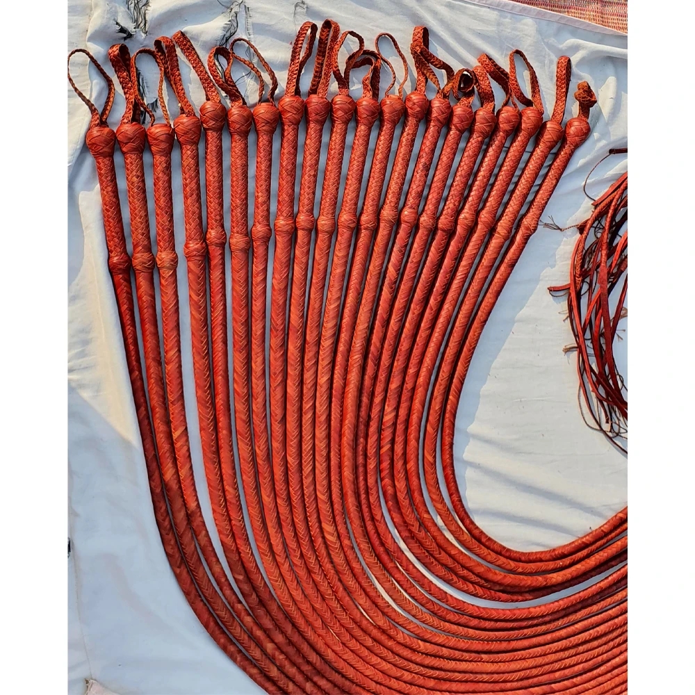 Изготовленный вручную из коровьей кожи 6 8 10 12 футов конный хлыст оптовая продажа поставщик фабрики