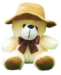 Top Selling Light Weight Fluffy Cap Teddy Bear for Gifting Purpose from Indian Manufacture at Wholesale Price