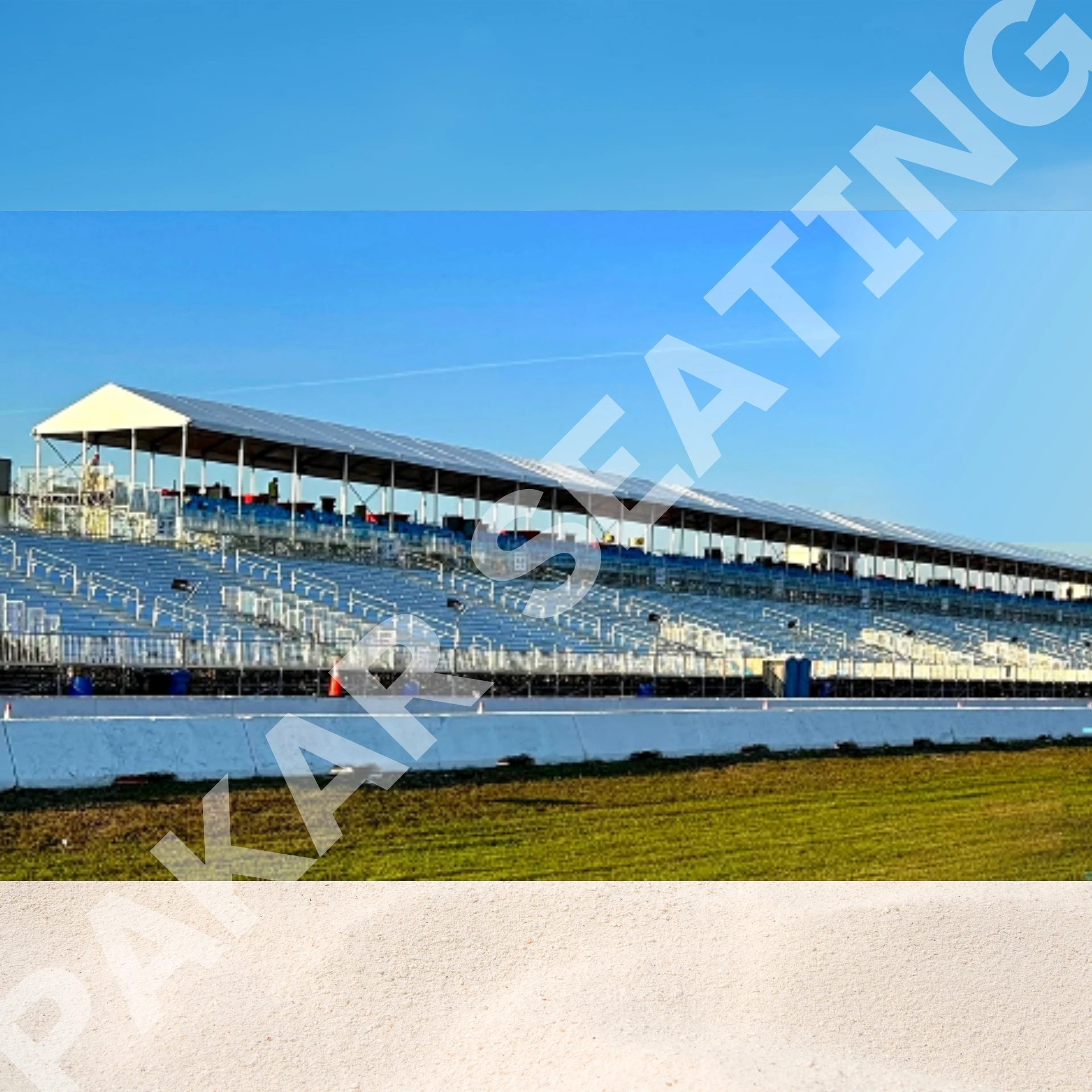 Grandstand for Auto Moto races Seating solution for Sports & Entertainment