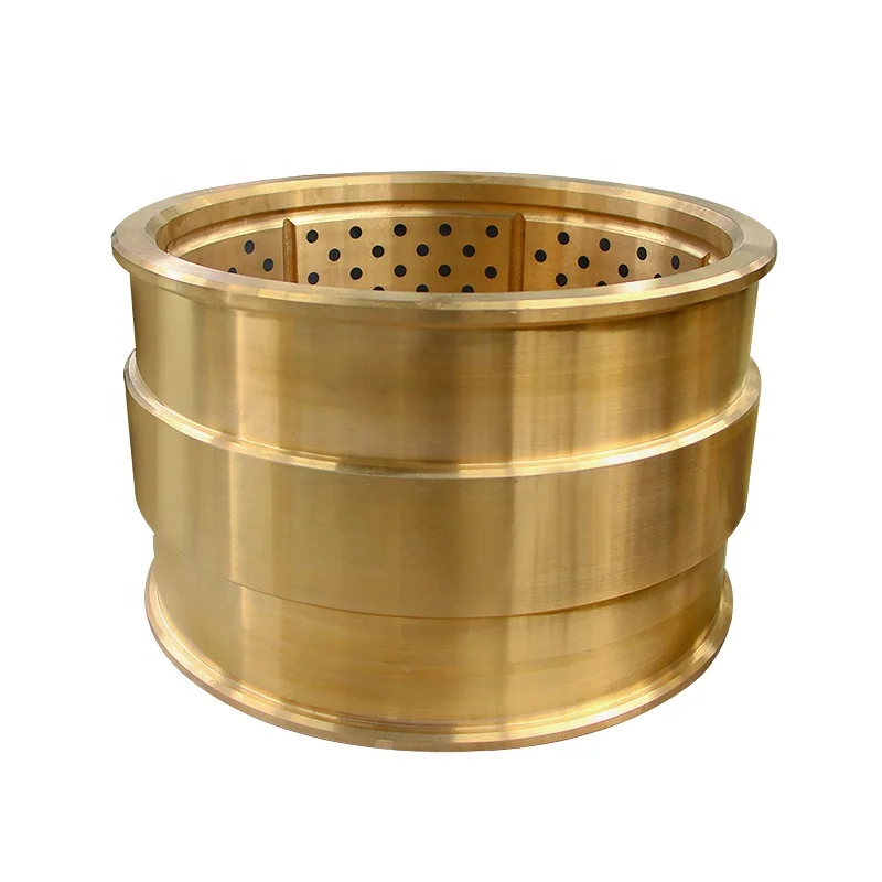 Manufacturer  Casting Solid Lubricating Bearing With Iron Base Sintered Graphite By Certain Density Sleeve Bushing