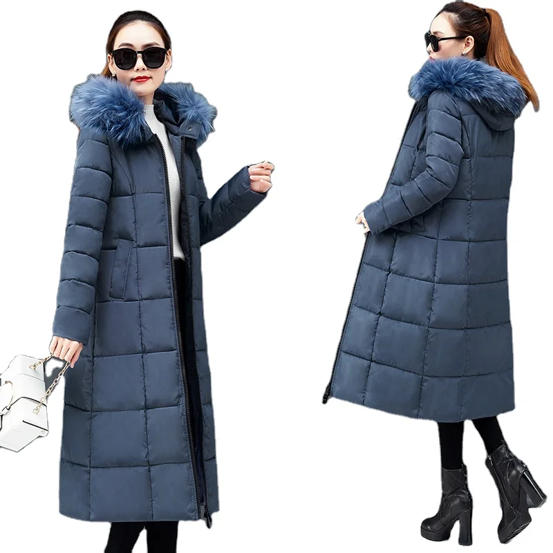 High Quality Womens Plus Size Clothing Real Sheepskin Stand Collar Long Coat Ladies Outerwear Belted Down Leather Trench Coat