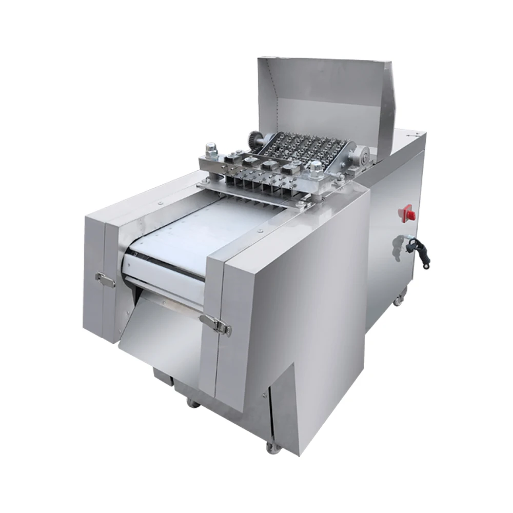 Stainless Steel Fresh meat dicer cube cutting machine Pork cutter machine Bone cutter chicken and beef cutter machine