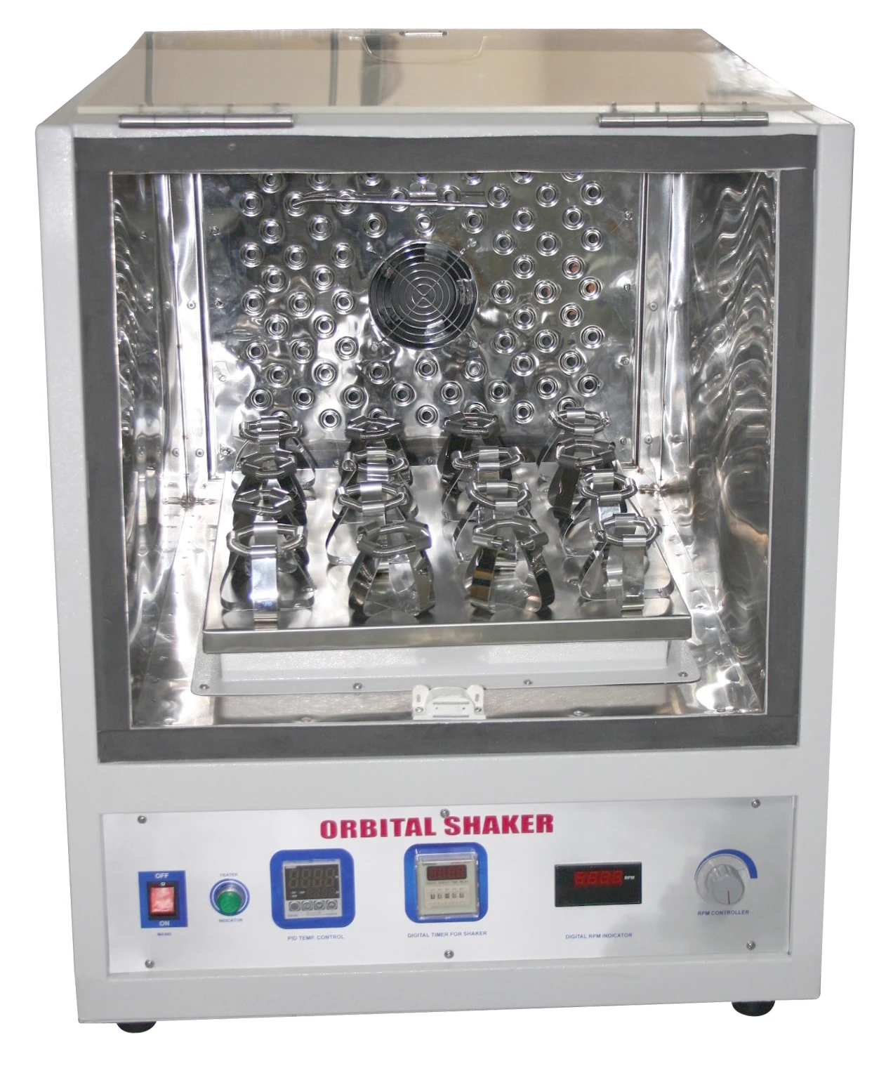 Орбитальный встряхивающий инкубатор (модель Вертикальная Делюкс) предназначенный для точного контроля температуры и одновременной