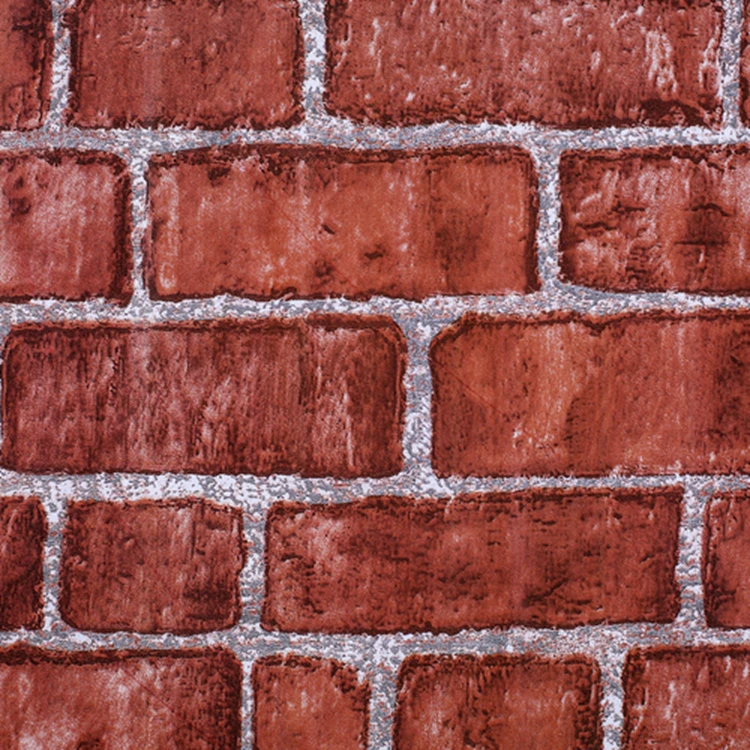 Diy Red Brick Wallpaper Design for a Classic outlook