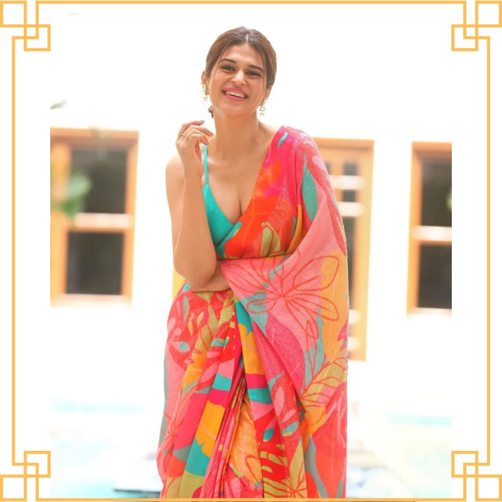 Indian Manufactured Soft and Comfy Georgette Saree for Personalized Gifts & Special Occasions Available for Sale