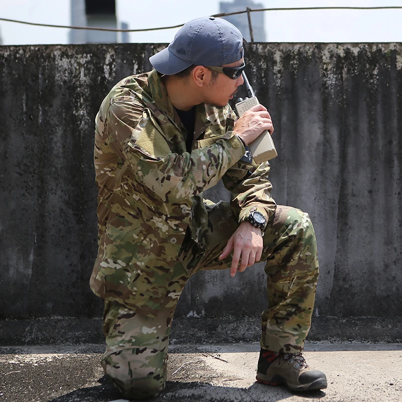 Emersongear Multicam R6 Anti-infrared Uniforms Rip-stop Combat Pants Shirts Tactical Jackets