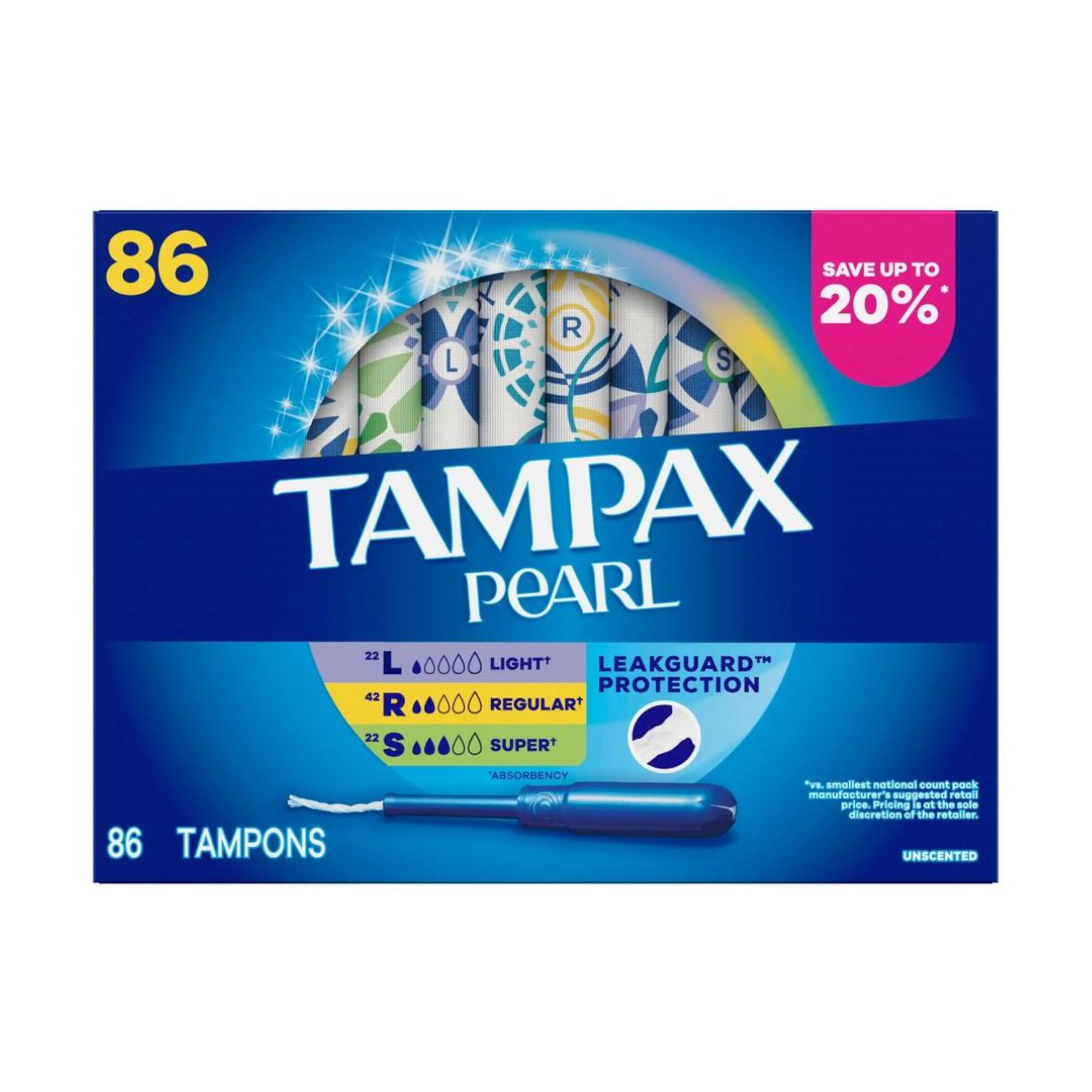 TAMPAX жемчужные тампоны для продажи по доступной цене