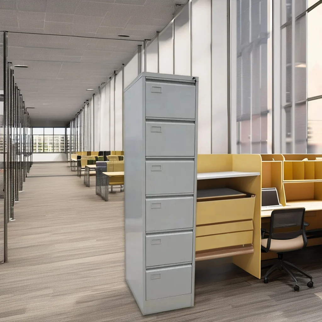 Office 6 Drawer Metal Filig Cabinet Steel Executive Filing Cabinet Home Office Vertical Drawers Maxi File Cabinet