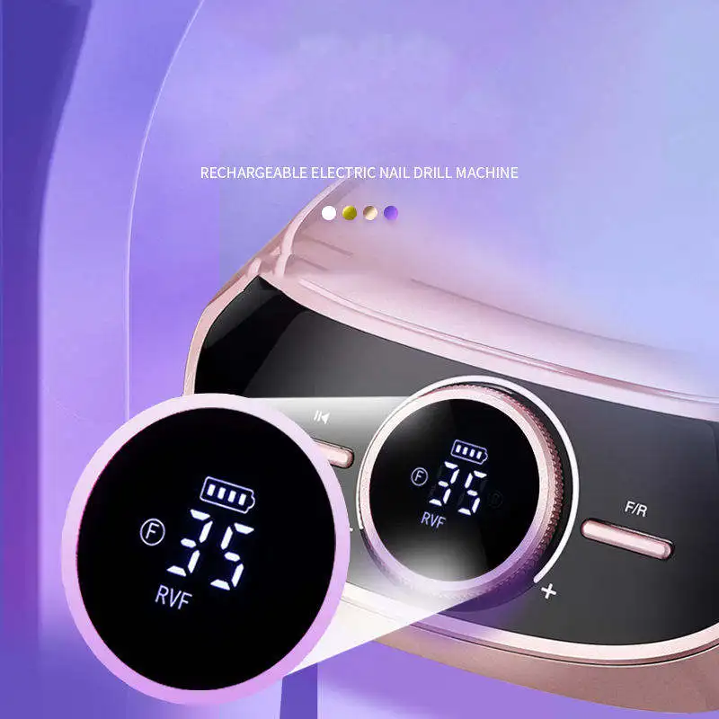 New High Speed Electric Nail Drill 35000rpm Portable Nail Drill Machine Electric Nail Manicure Drill Polishing Machine