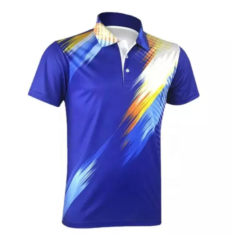 100% Cotton Sublimation Printed Customize Dart Polo Shirts With Pocket Custom Men  PLS-0035