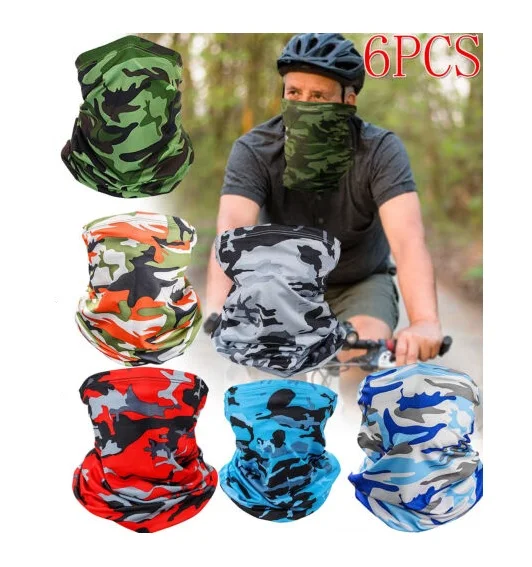 Space Elements Alien Pattern FaceMask Cover Sun UV Protection Bandana Mask Rave Neck Gaiter Balaclava