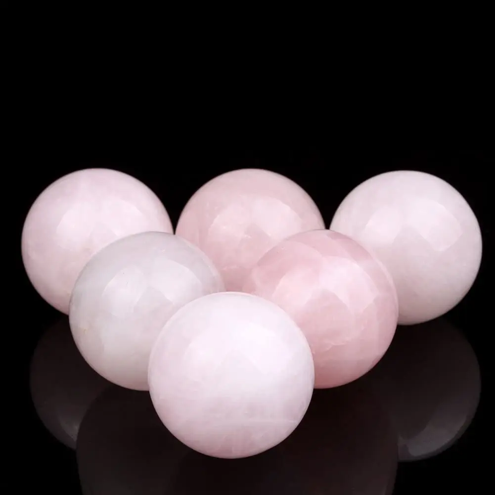 Beautiful Rose Quartz Gemstone Sphere Polished Ball for Craft and Home Decor Direct from Manufacture. AL AQSA CRYSTAL & GEMS