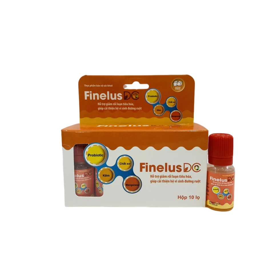 Finelus DC Reduce digestive disorders, improve intestinal microflora with 3 probiotic strains