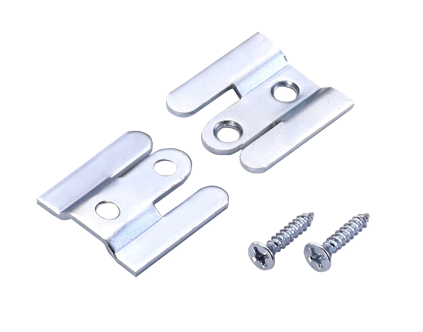 Flush Mount Brackets Steel Picture Hangers Heavy Duty French Cleat Design for Frames and Mirrors