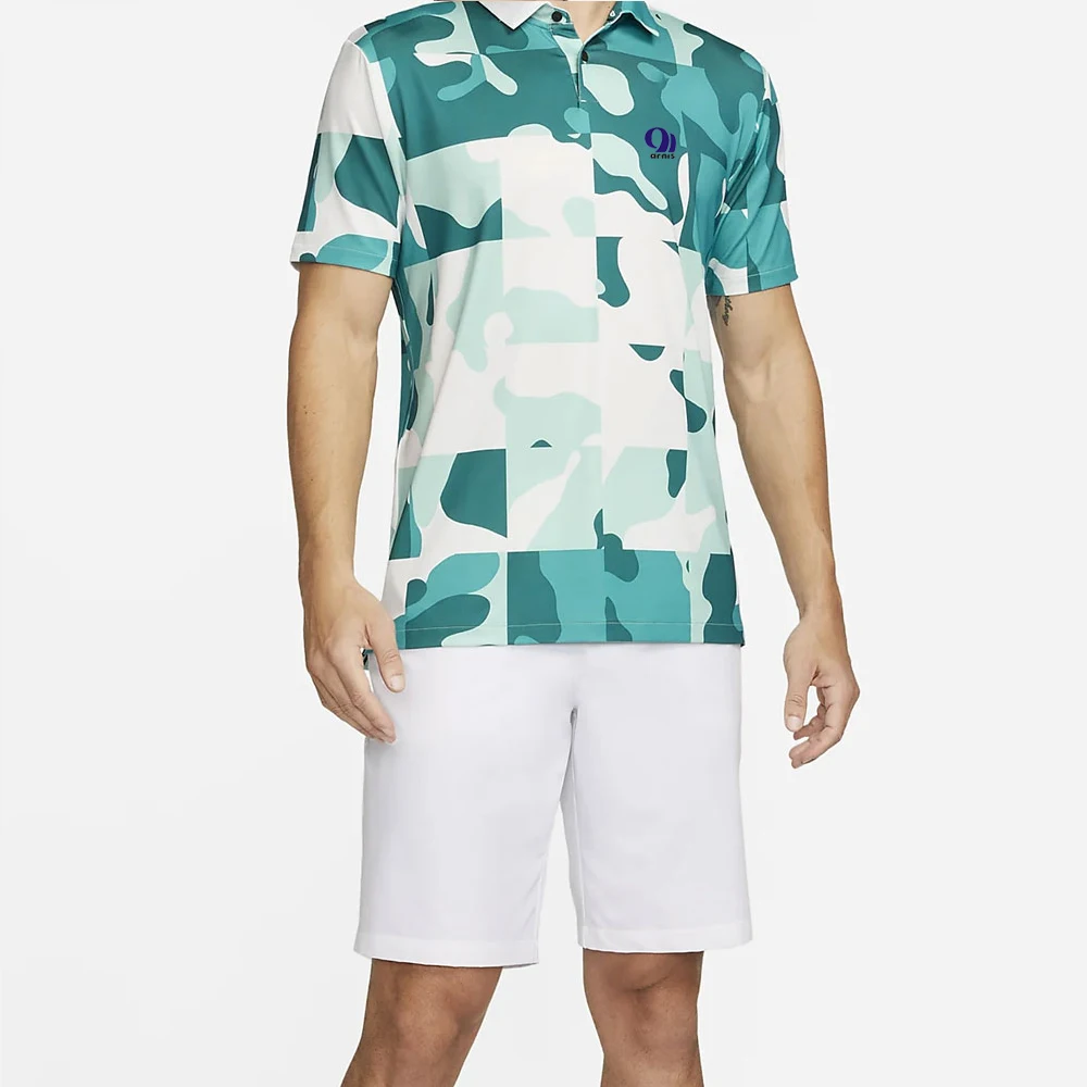 2023 New Best High Quality golf Polo T Shirt Manufacturing Company Short Sleeve Striped Golf polo shirt