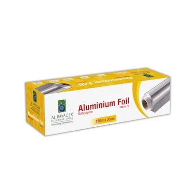 Disposable Food Grade Aluminium Foil roll 30cmx150m -6 Pieces