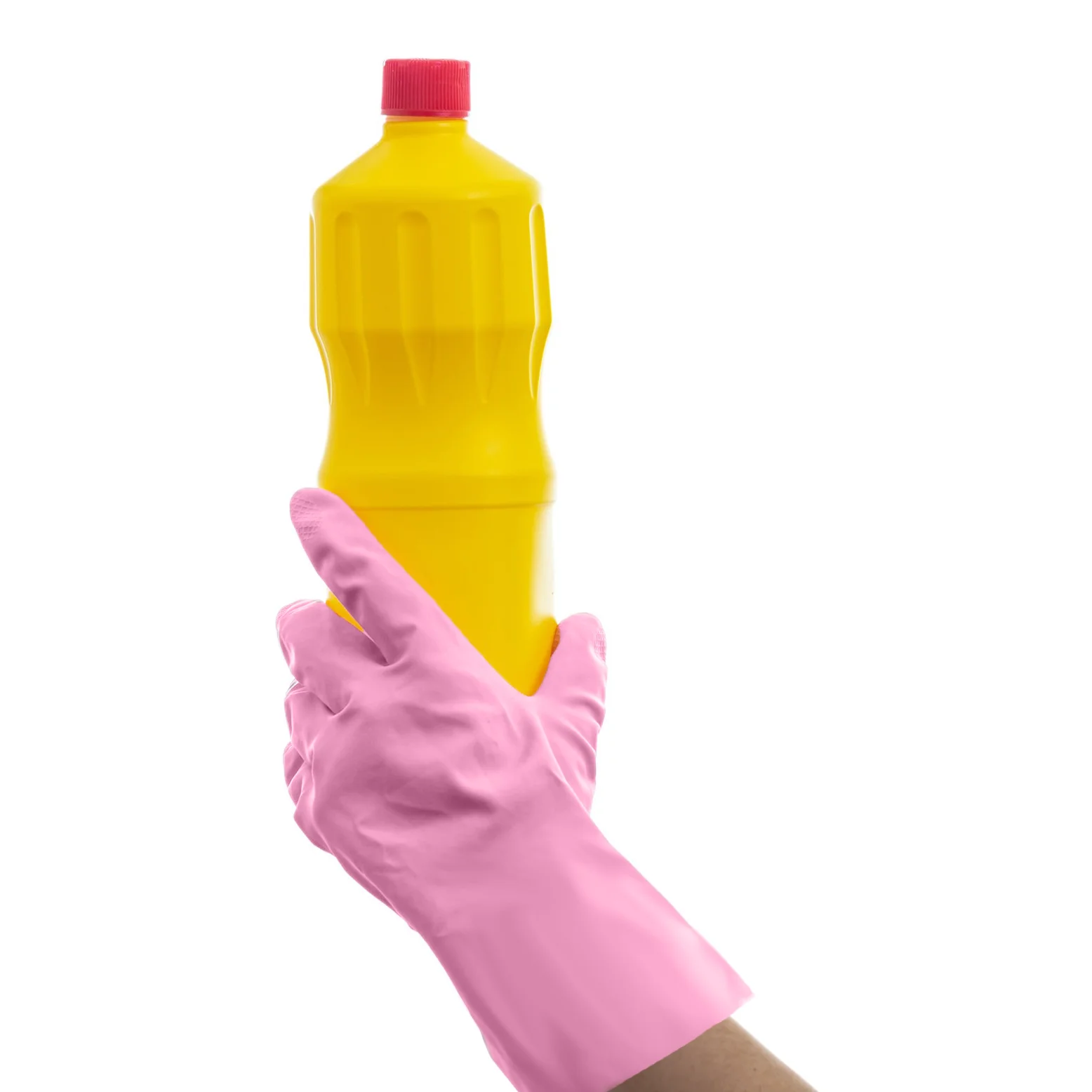 [STOCK LOT OFFER] Dishwashing gloves outdoor latex pink household rubber gloves waterproof kitchen cleaning car washing protect