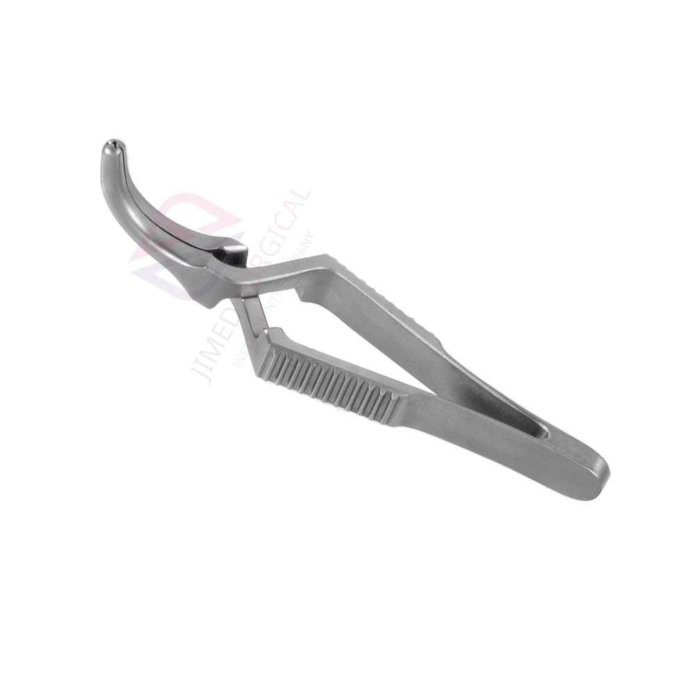 Small Debakey Bulldog Clamp 2.25 Inch Curved Cross Action Metal Steel Micro Clamp Cardiothoracic Coronary Surgery Clamps