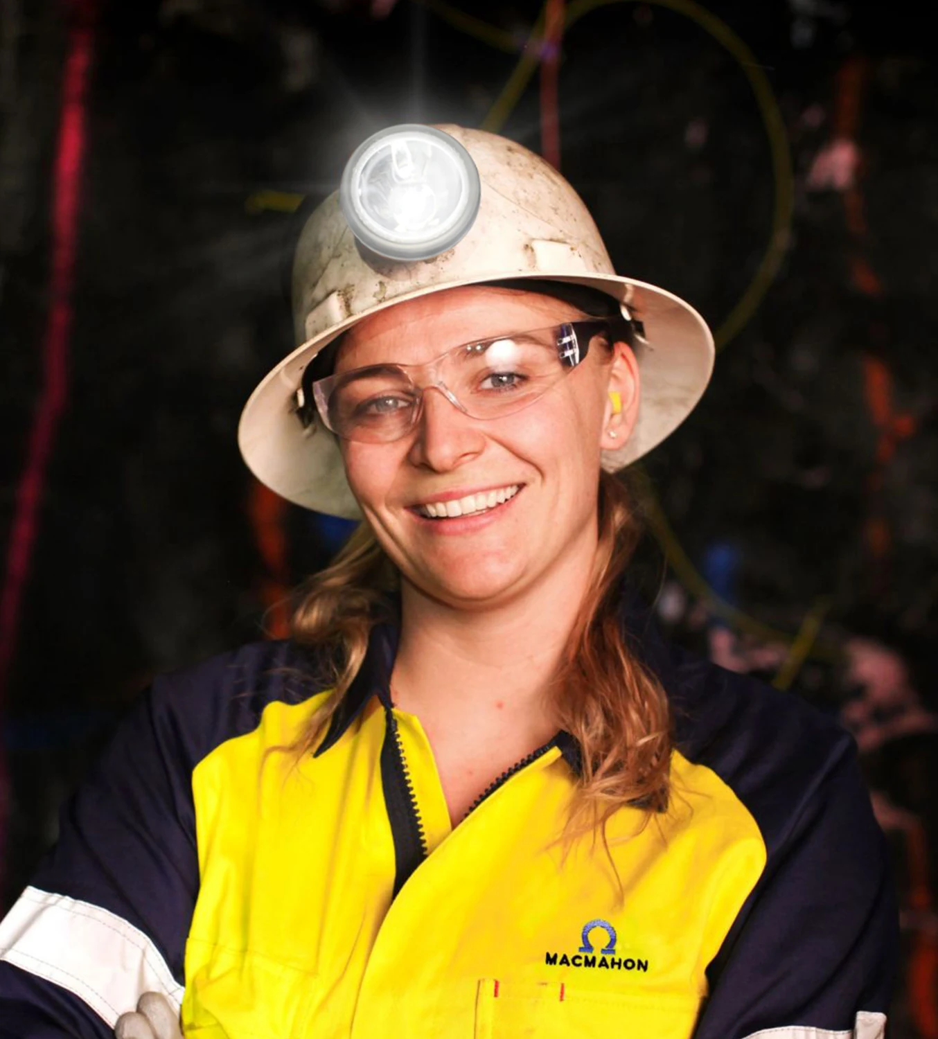 Original WISDOM Mining Lamp Rechargeable Waterproof Miner Lamp Underground Mine Headlamp KL6M