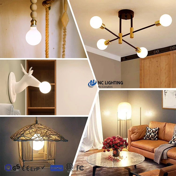 High Quality 2 Years Warranty E27 E14 E12 LED Milky-White Light Bulb 12V-24V Led Globe Bulb 4W for Chandelier
