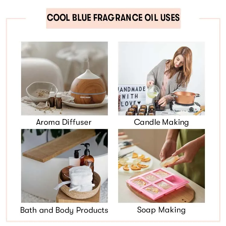 Long-Lasting And Pure Cool Blue Fragrance Oil | Buy Refreshing Cool Blue Fragrance Oil Online At Best Bulk Price