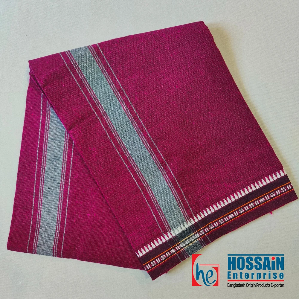 Authentic Design Soft & Durable Ideal for All Seasons Comfortable Fit 100% Cotton Lungi Daily Wear and Relaxation Lungi for Men