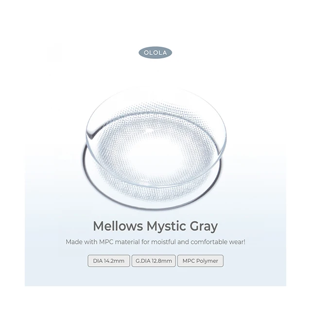 [MELLOWS MYSTIC GRAY] High quality color contact lens beauty lens Best Price and Good Product Hot Product in Korea Selling