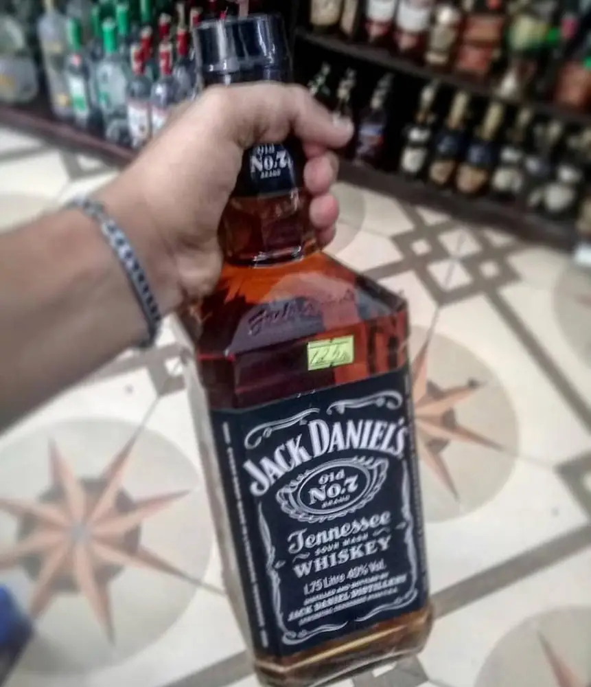Jack Daniels ржаной 750 мл 45%/теннесзейский прямой виски