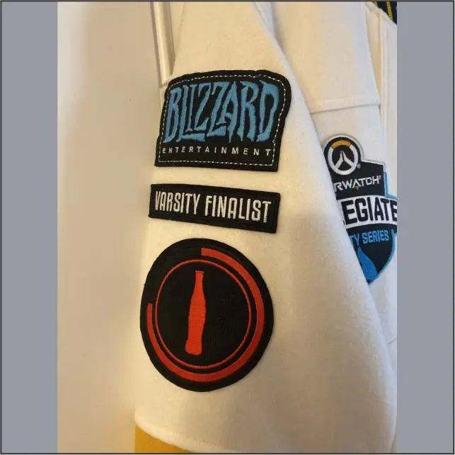 Rare coca cola overwatch blizzard varsity Gamer jacket size M