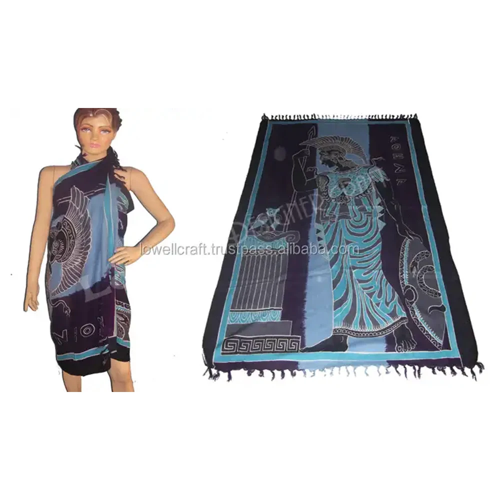 Most Selling Rayon Printed Women Beach Sarongs Best Quality Designer Pareos Available At Affordable Price