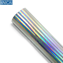 NICAI Car Vinyl Wrap Wholesale Laser Holographic Film Gold A100 Removable Adhesive Vinyl Car Film Stickers